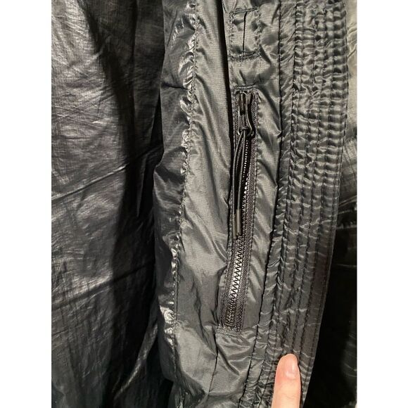 Nike Cascade Hooded Tech Down Puffer Black Quilted Coat Women's Medium - Picture 7 of 12